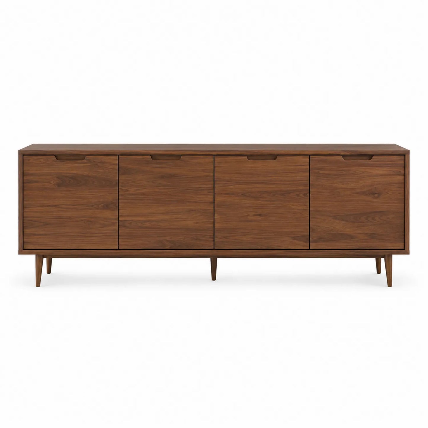 Madia in Legno di Noce Marrone 200x45x75 cm