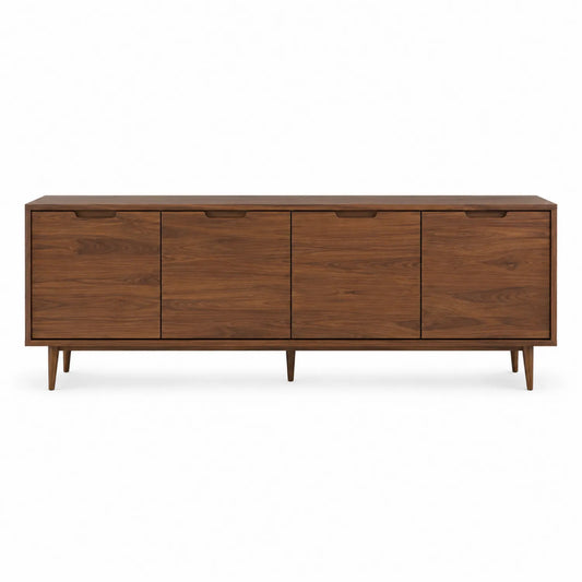 Madia in Legno di Noce Marrone 200x45x75 cm